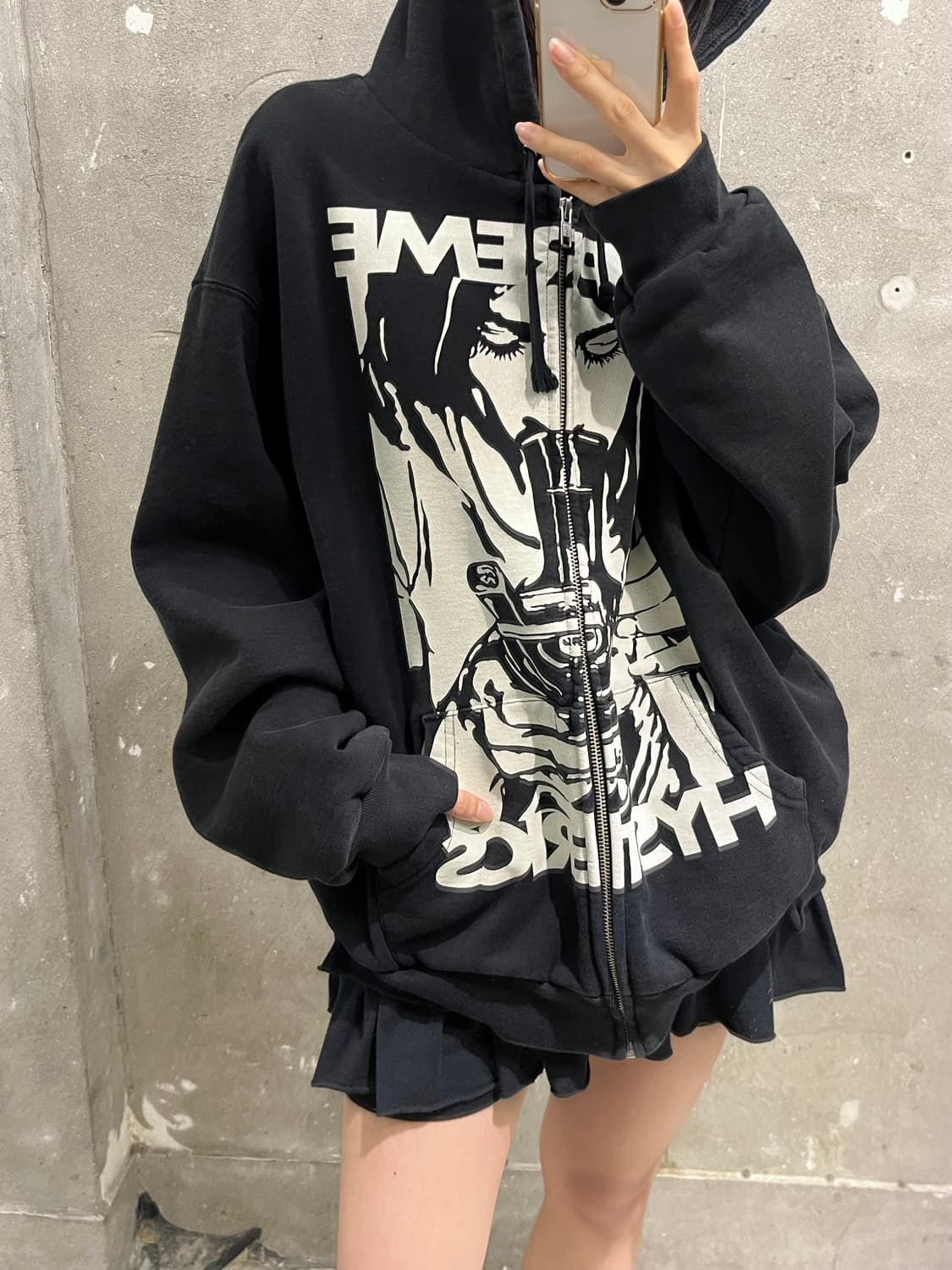 Supreme x Hysteric Glamour 써멀 라인드 후드집업 상품이미지1
