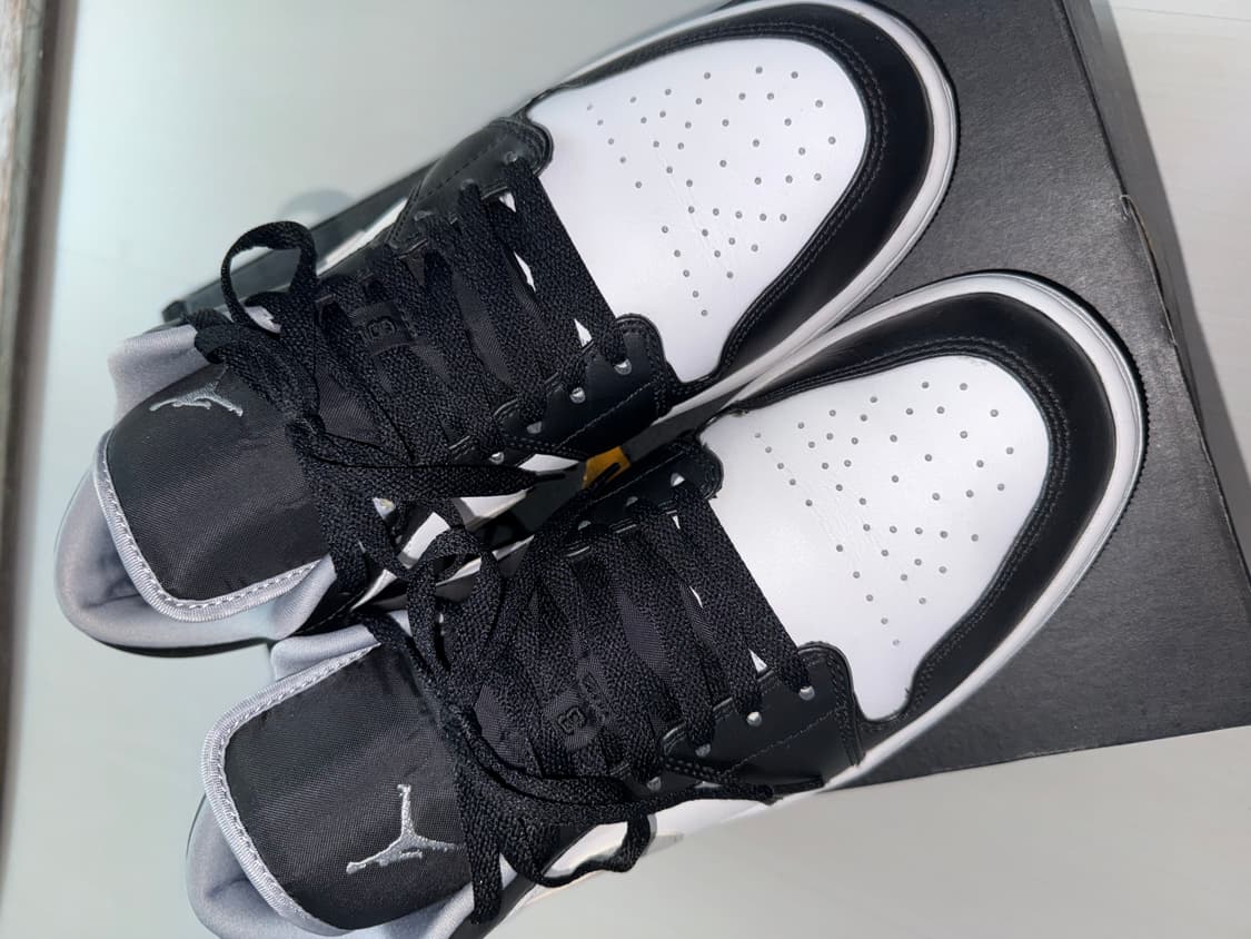 [290] 조던 1 로우 블랙 파티클 그레이 상품이미지4