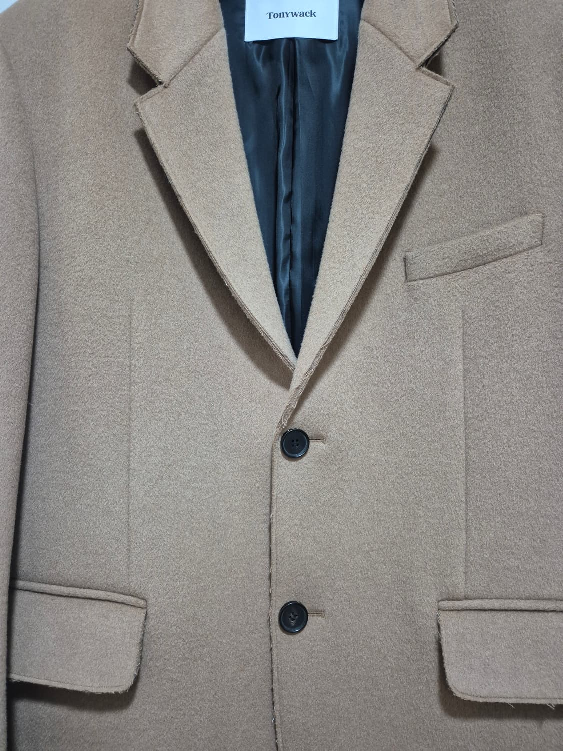 토니웩 커팅 블레이저 카멜 L 상품이미지3