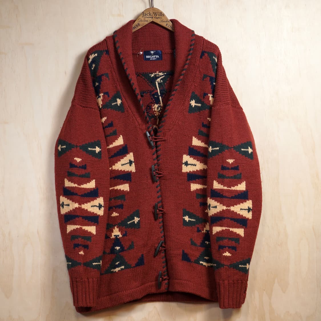 1980s Regatta Sport 웨스턴 니트 자켓 상품이미지1