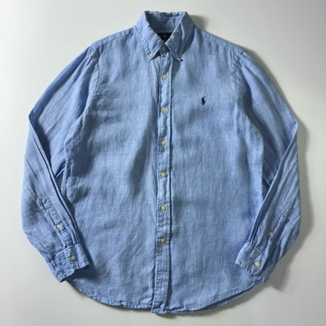 Polo  폴로 랄프로렌 신형 자수 린넨 소라 셔츠  상품이미지1