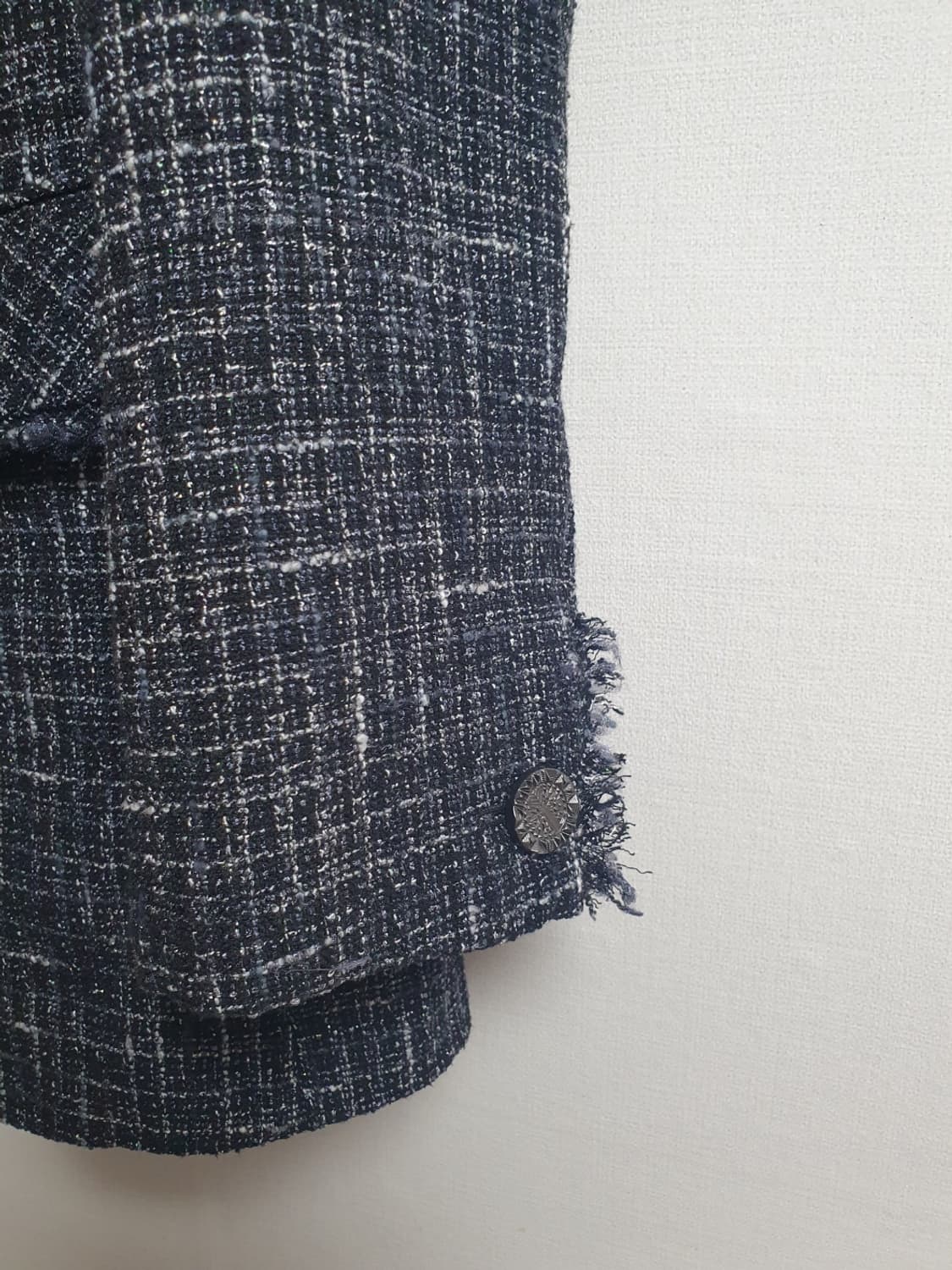 타하리 블랙 더블 트위드 자켓 95 상품이미지5