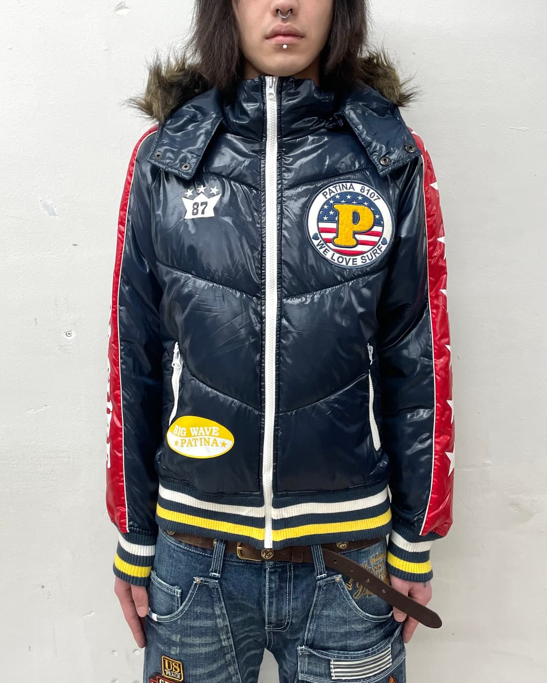 Retro Glossy Star Padding  상품이미지1