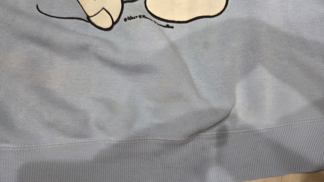 80s 미키마우스 하늘색 맨투맨 상품이미지5