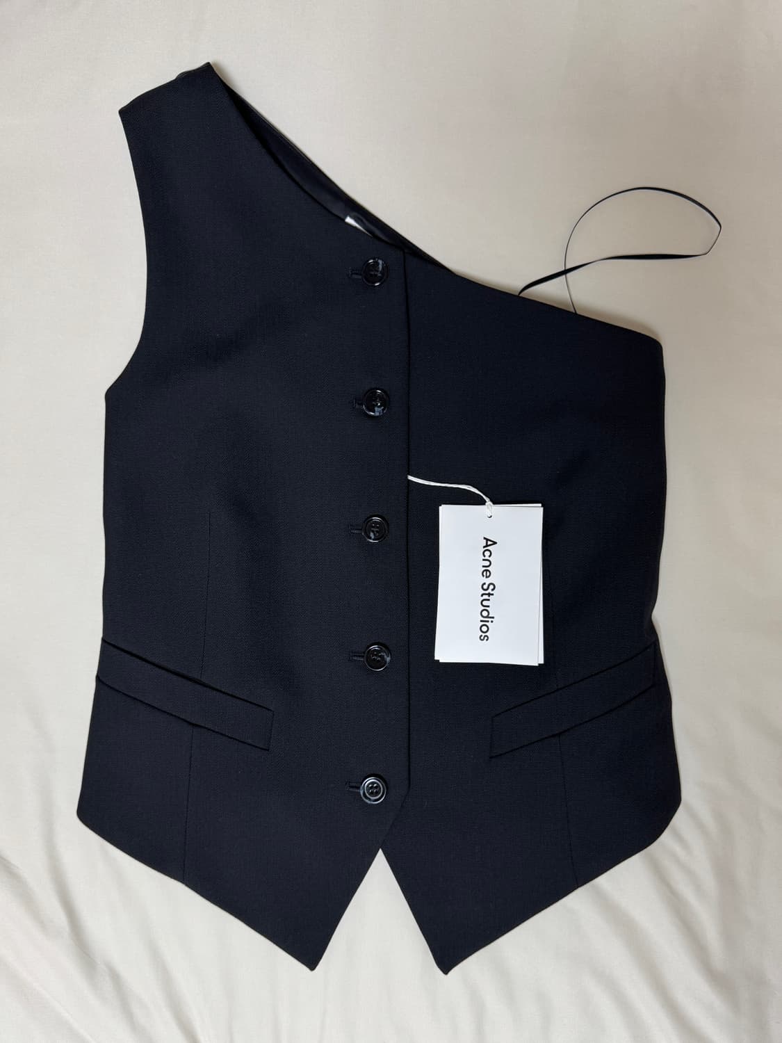 Acne studios 비대칭 웨이스트 베스트 상품이미지4