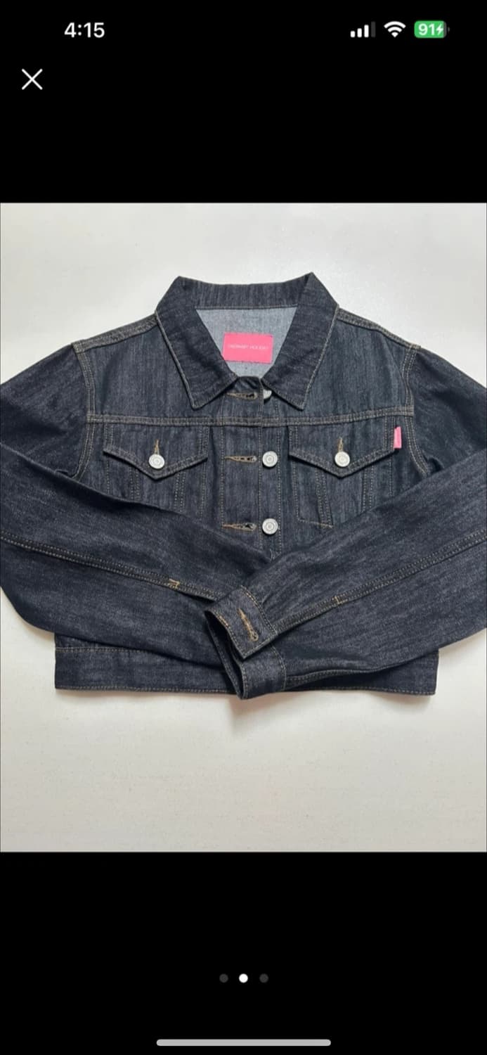 오디너리 홀리데이 크롭 청자켓 (새상품) 상품이미지2