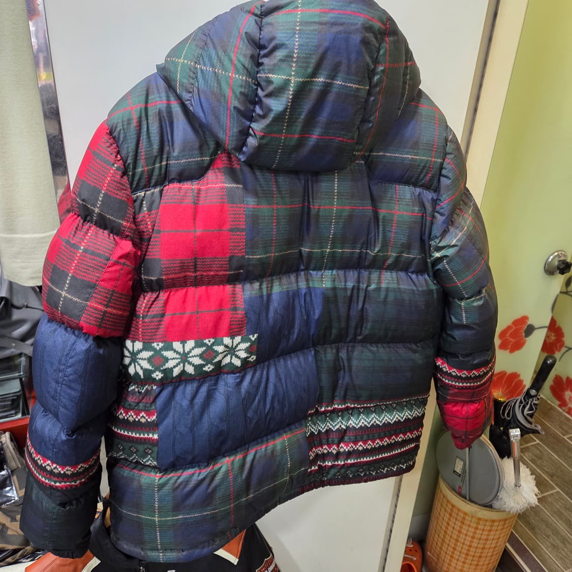 폴로 랄프로렌 패치워크 패딩 상품이미지7