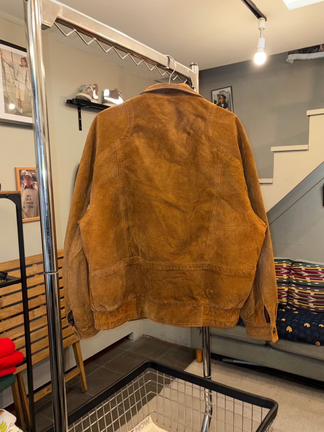 70’s Italian scovill heavy suede jacket 상품이미지9