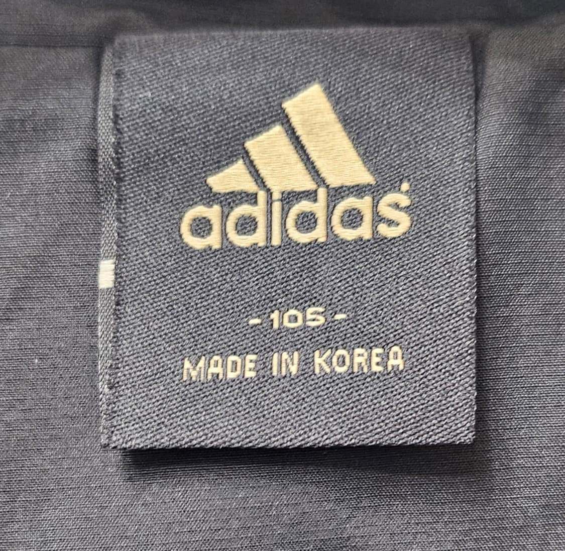 (105~110)XL 아디다스 에센셜 [골드금장] 트랙탑 우븐 바람막이 상품이미지2