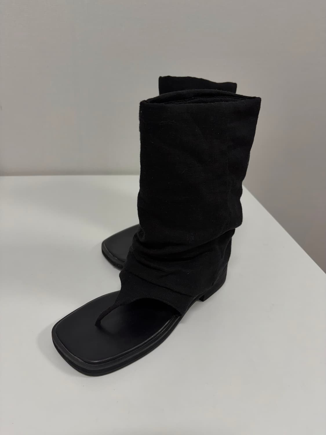 [230] 빈티지 린넨 쪼리부츠 상품이미지4