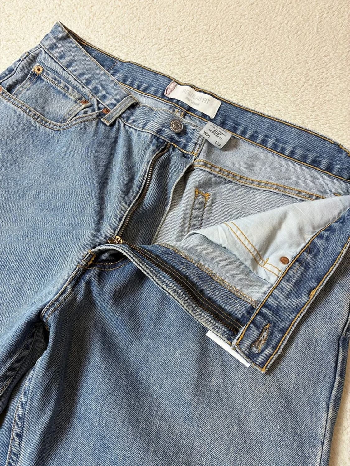 리바이스 505 EGYPT 레귤러핏 데님 팬츠 PN7981 상품이미지3