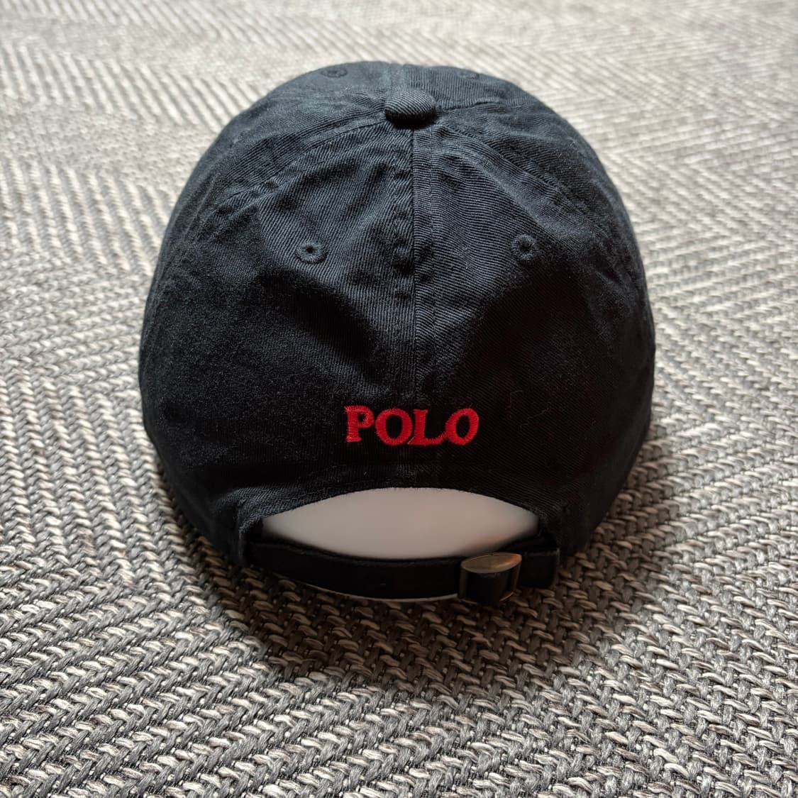폴로 랄프로렌 블랙 볼캡 모자(OS) 상품이미지3