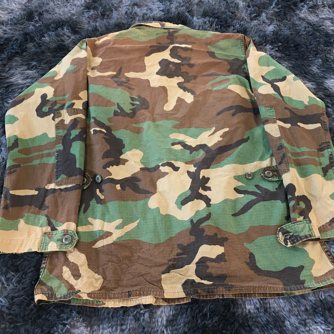 투티/A8 WOODLAND 미군 전투복 상의 XL 빈티지 상품이미지2