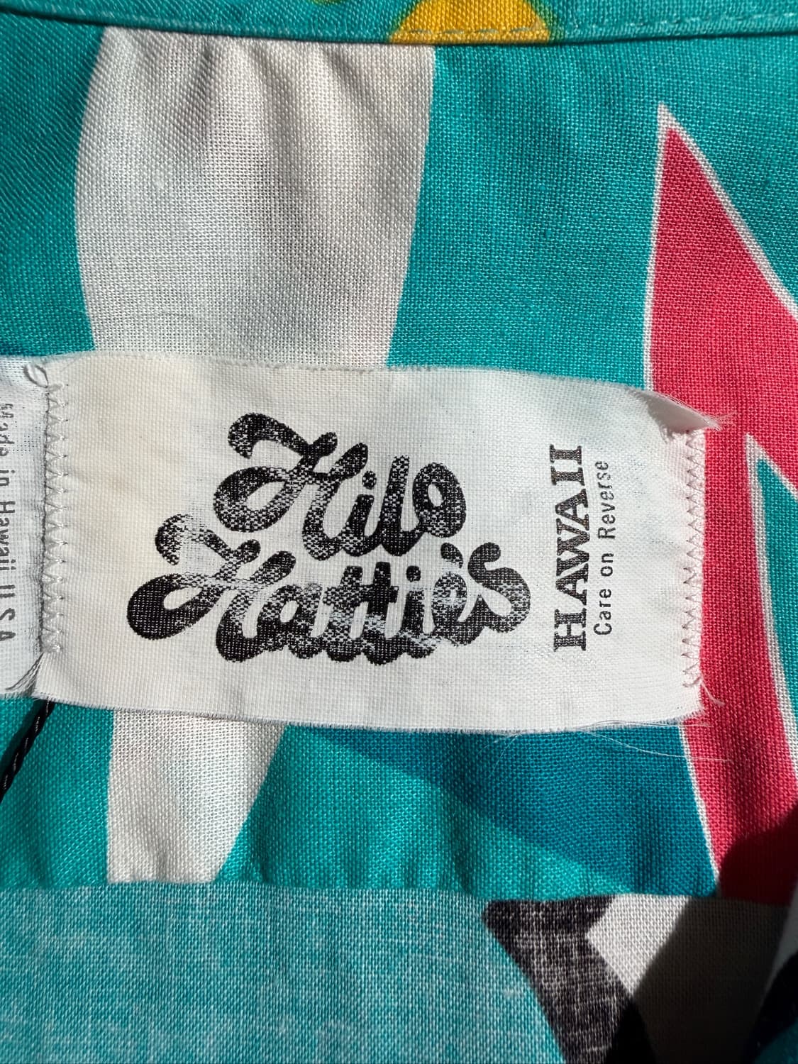 Hilo Hattie Aloha Shirt(Made In  Hawaii) 상품이미지5