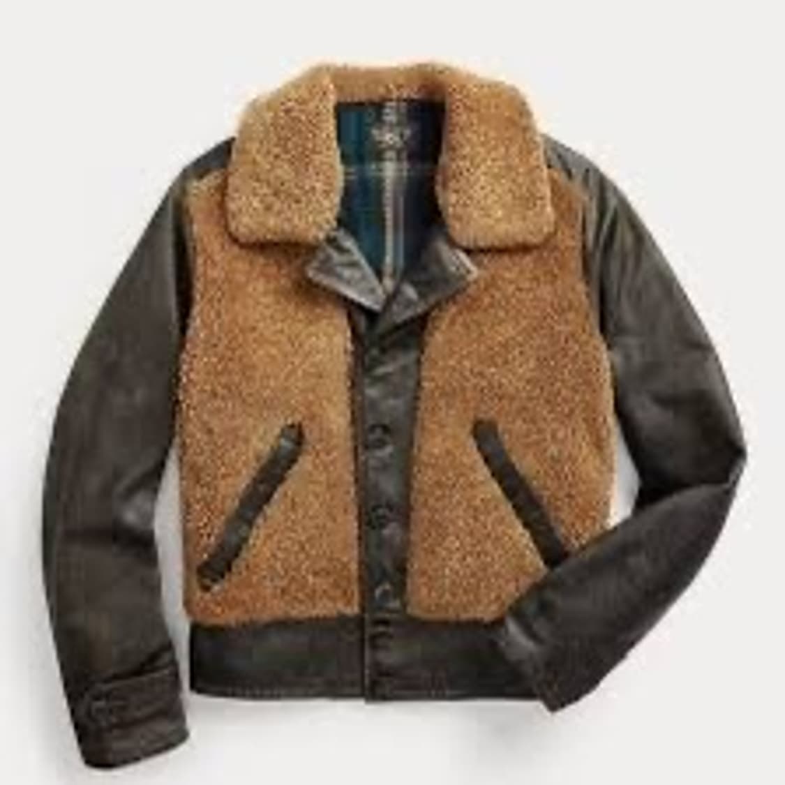 RRL 그리즐리 가죽 자켓 상품이미지1