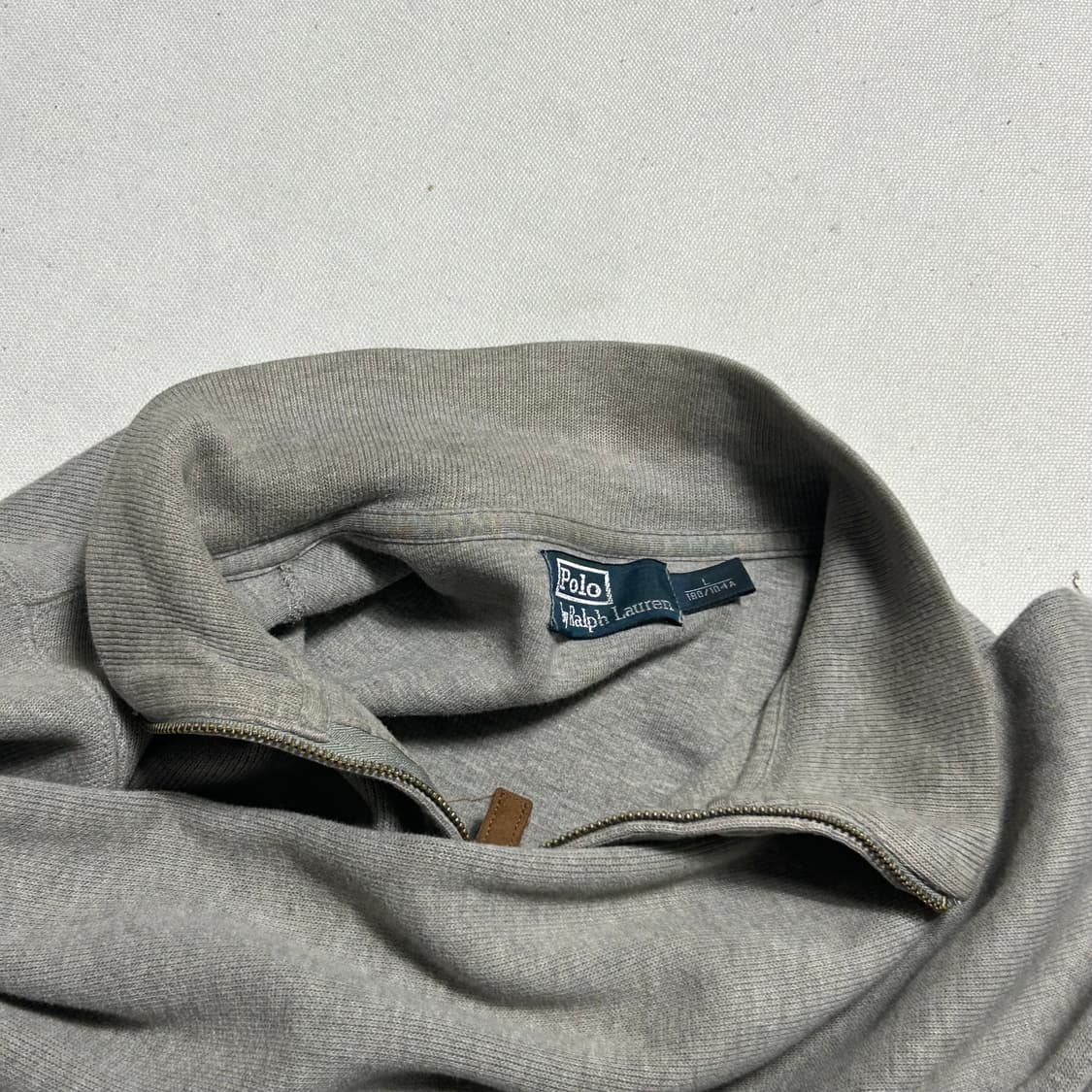 L 폴로랄프로렌 그레이 반집업 니트 상품이미지6