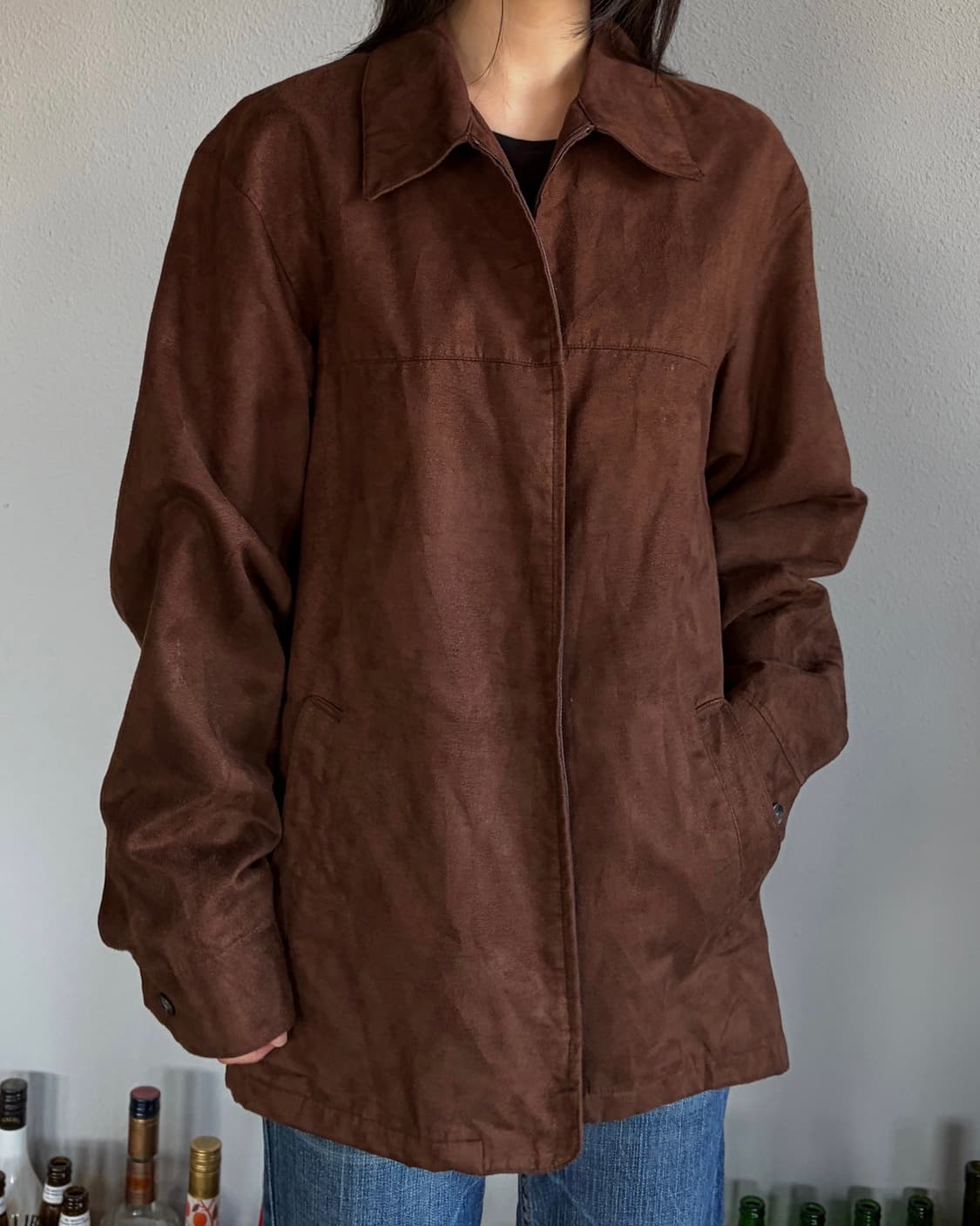 [L]맥그리거 McGregor 스웨이드 드리즐러 자켓 상품이미지1