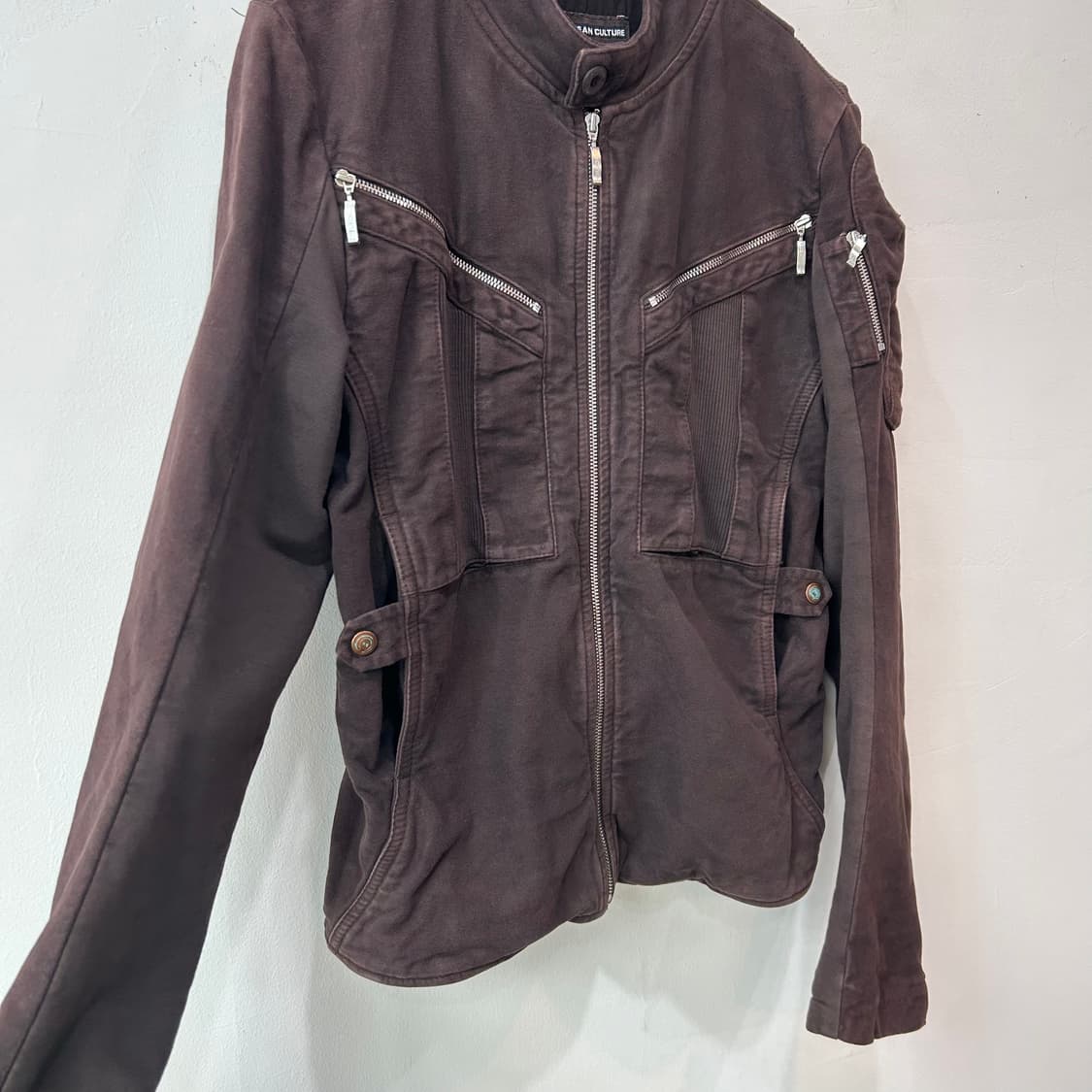 지퍼디테일 바이커 자켓 상품이미지3