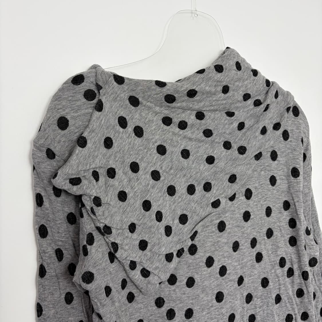 요지야마모토 도트 패턴 니트 티셔츠 상품이미지9
