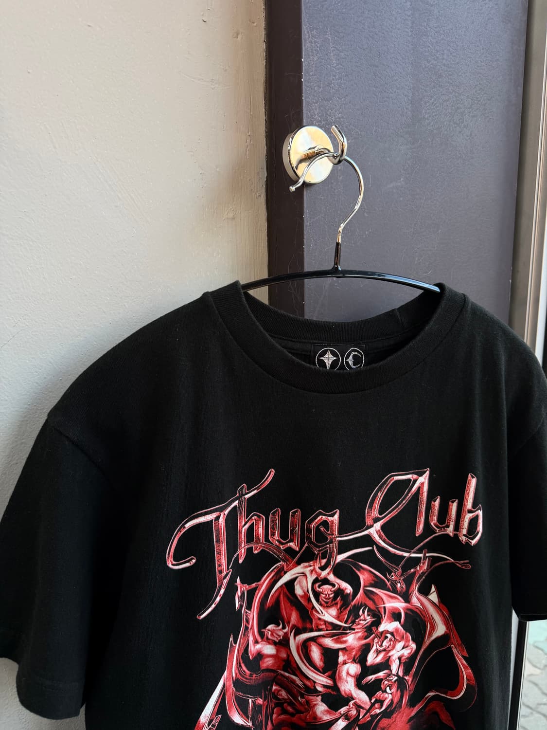 1/ 떠그클럽 사탄 프린팅 반팔 상품이미지3