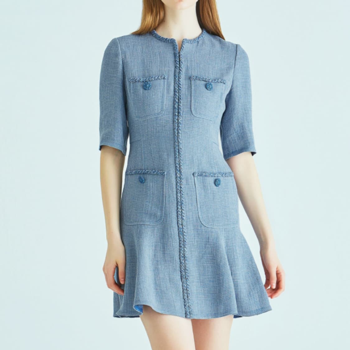 질스튜어트뉴욕(Jillstuart newyork) 린넨 트위드원피스 55 상품이미지1
