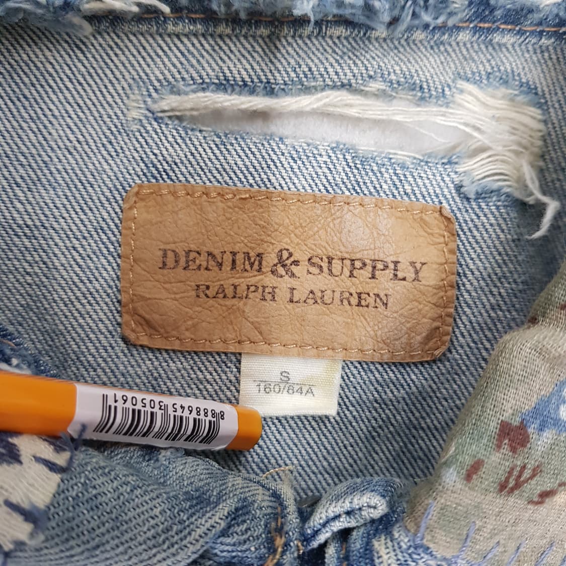데님앤서플라이 랄프로렌 웨스턴 청자켓 S 사이즈 상품이미지3