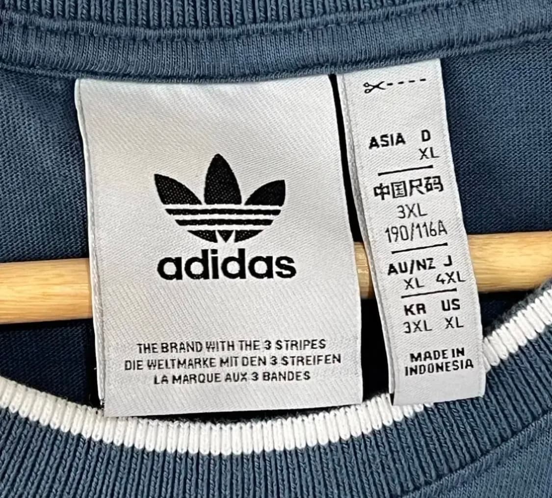 아디다스 스몰로고 링거티 네이비 XL 상품이미지2