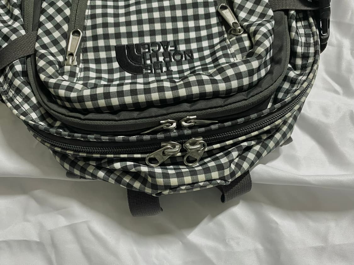 노스페이스 깅엄체크 싱글샷 백팩 상품이미지3