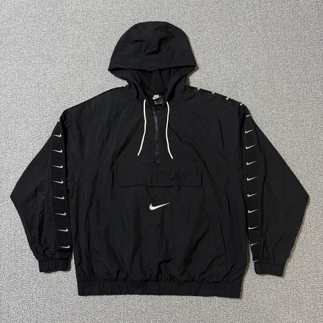 [크림가 30만원] 나이키 스우시 우븐 아노락 XL 상품이미지1