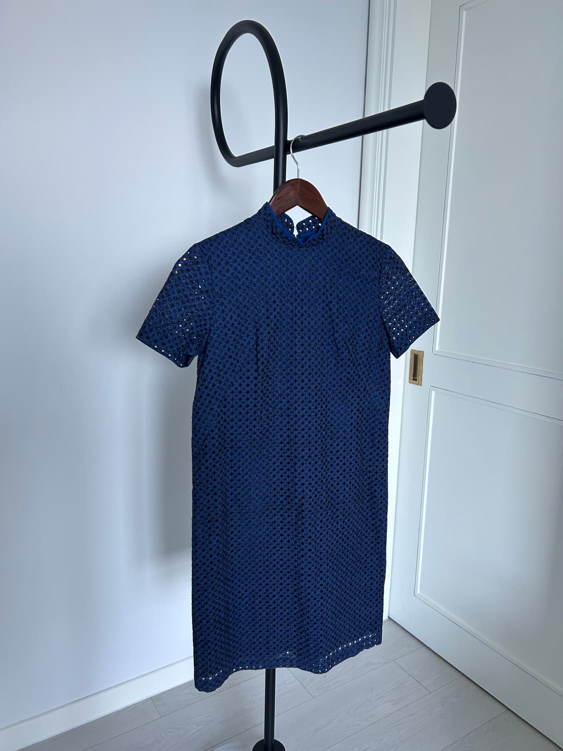 Midnight Blue Qipao-Inspired Dress/치파오 상품이미지3