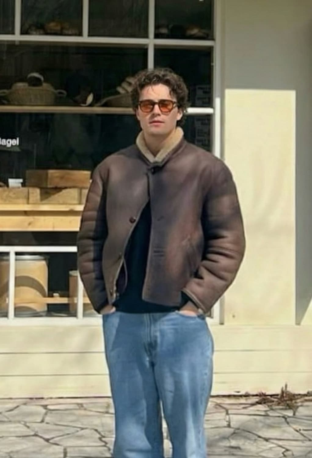 [USA]쇼트 쉽스킨 시어링 자켓 상품이미지7