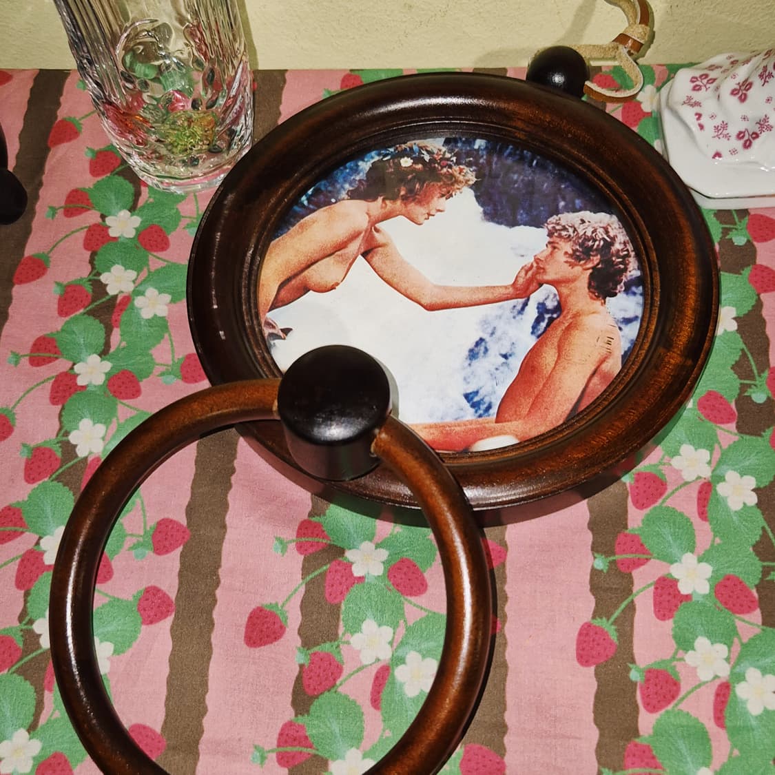 90s 핸드메이드 우드 행잉 액자 링 홀더 상품이미지10