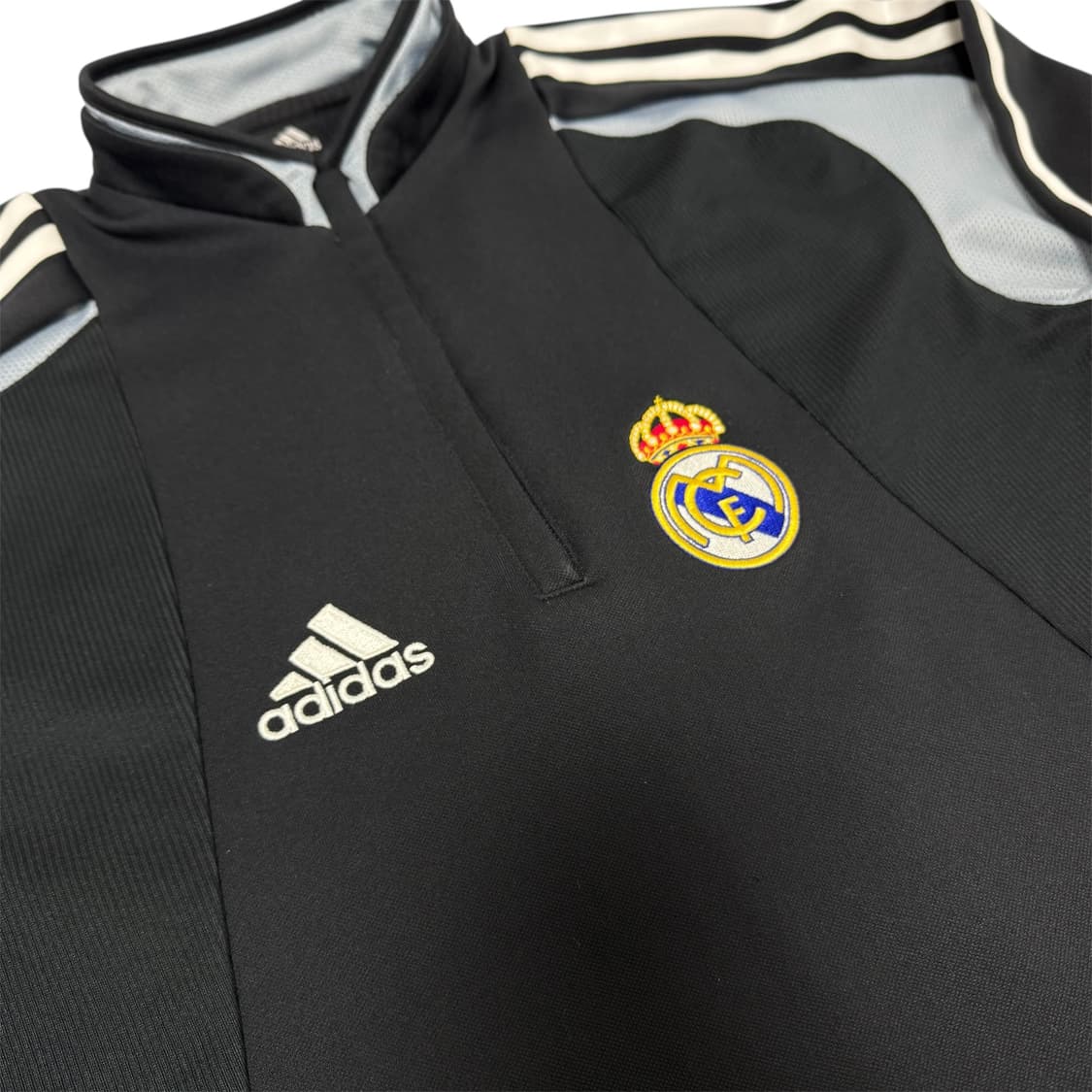 아디다스 04-05 레알마드리드 블랙 하프집업 상품이미지2