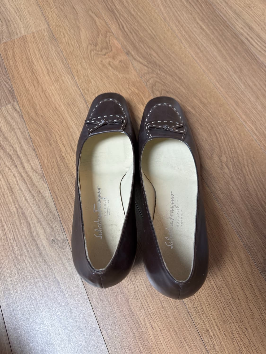 페라가모 여성 펌프스 브라운 7사이즈 상품이미지4