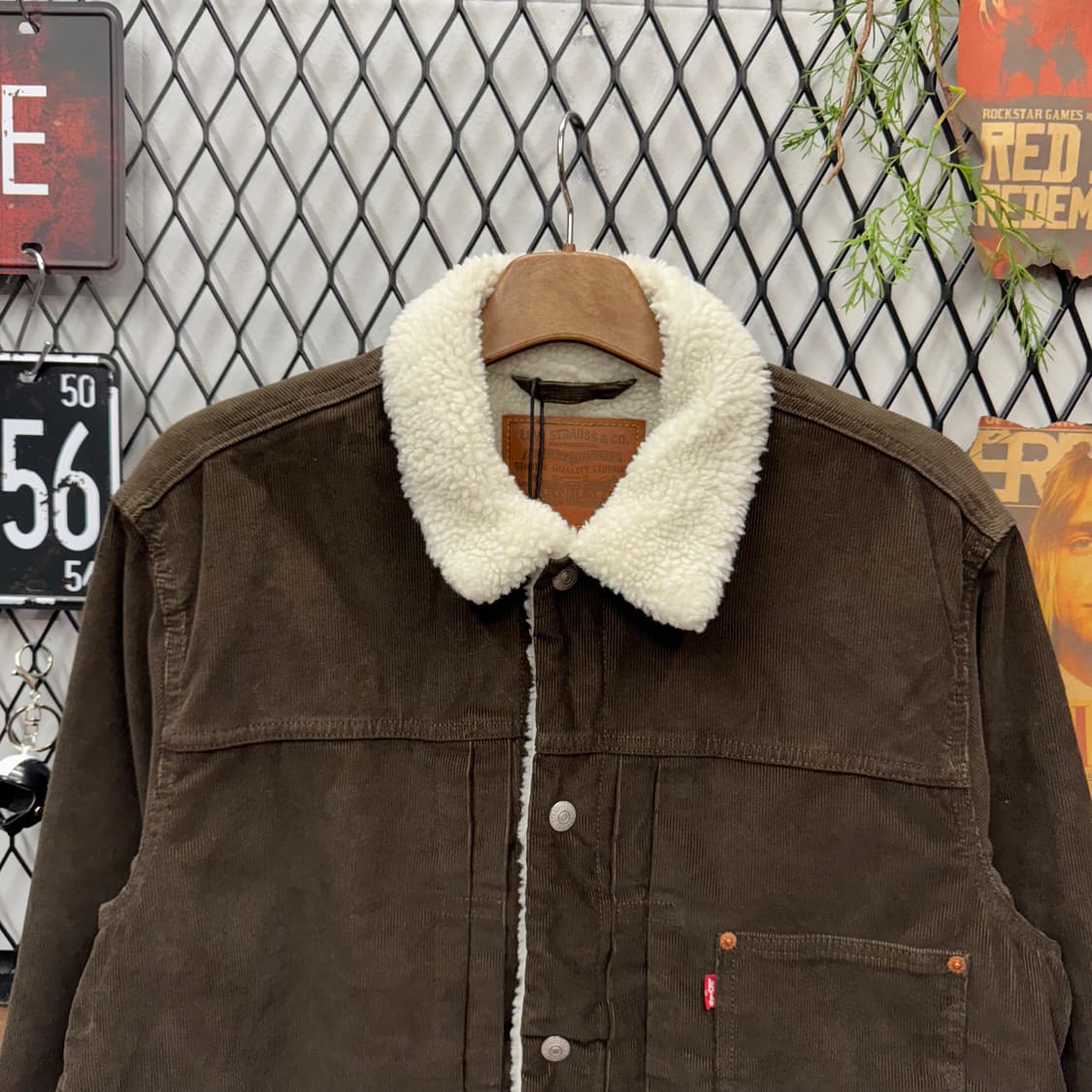 리바이스 타입 3 쉐르파 코듀로이 트러커 자켓 브라운 상품이미지3