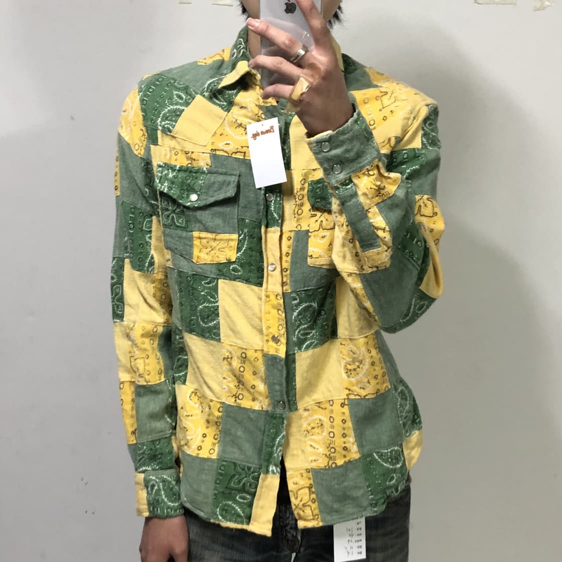 스파이시 아일랜드 보로맛 패치워크 셔츠  상품이미지3