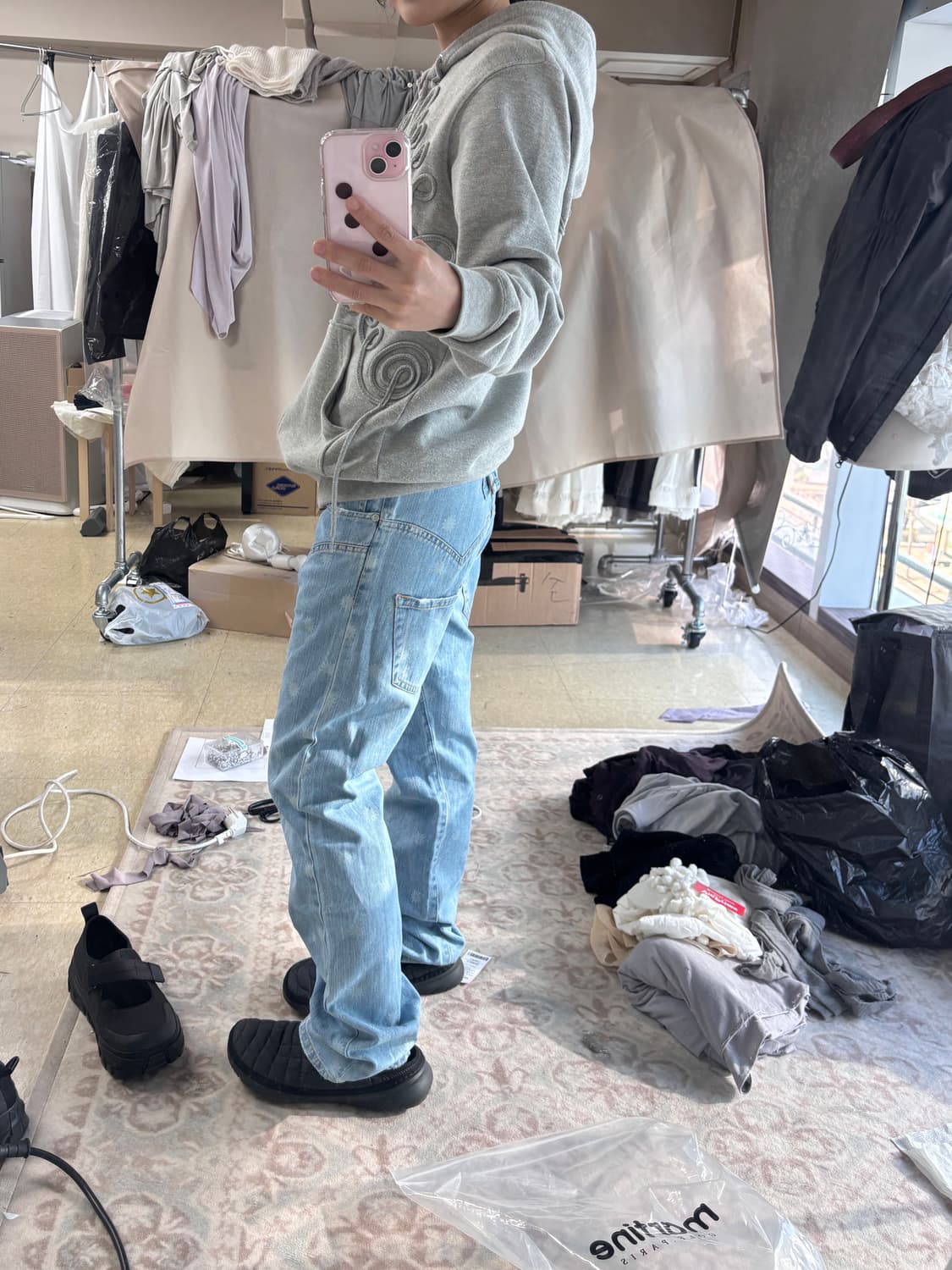 Sunao kuwahara star pattern pants  상품이미지6