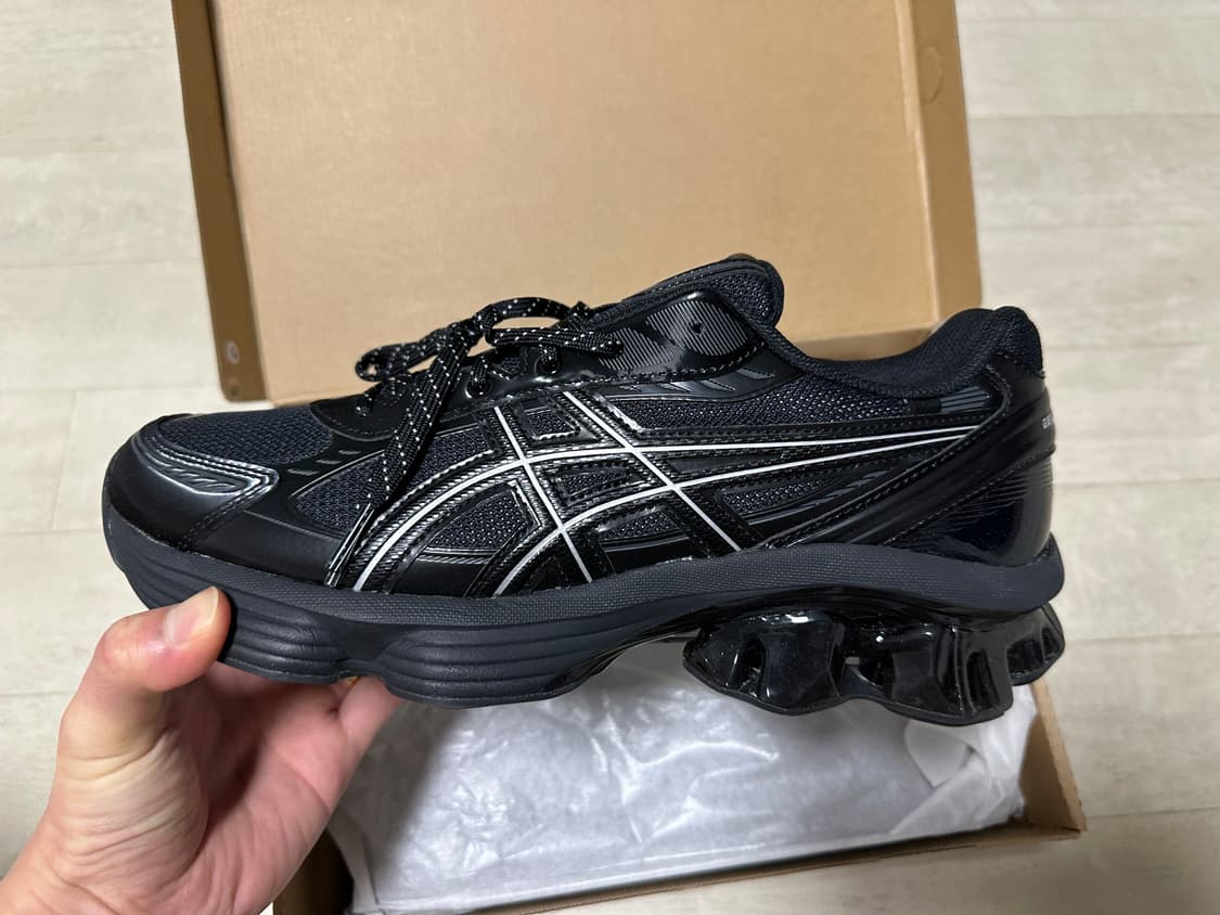 아식스 x 하이퍼 DC 젤 키네틱 플루언트 블랙 퓨어 실버 290사이즈 상품이미지1