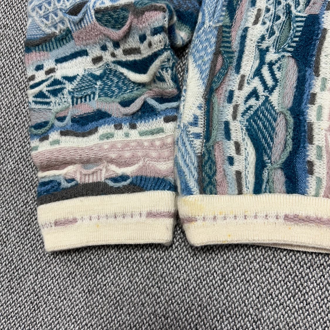 쿠지 빈티지 카라 케이블니트(S) 상품이미지8