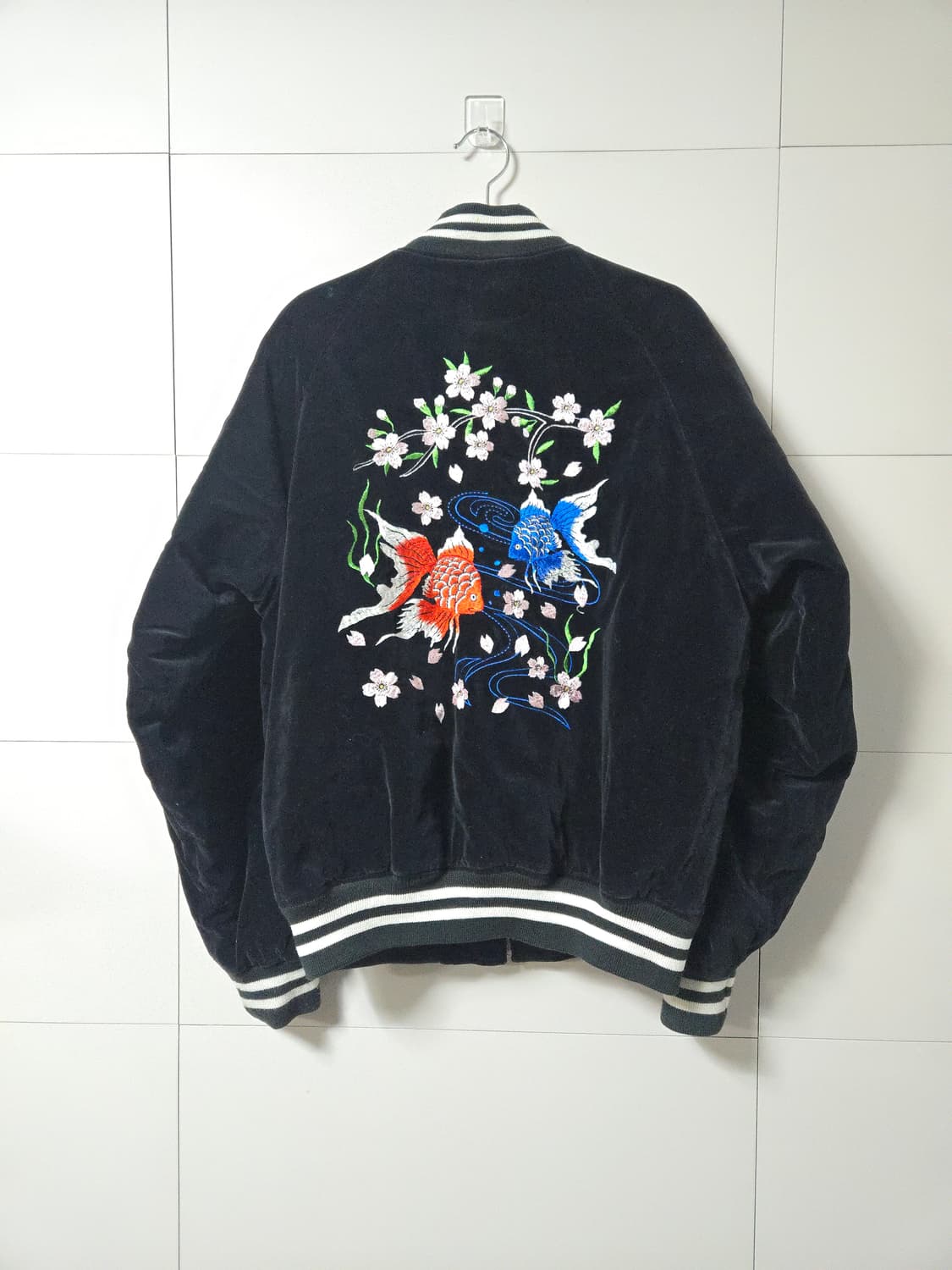 호시히메 벨벳 벗꽃 스카잔 (봄자켓) 상품이미지3