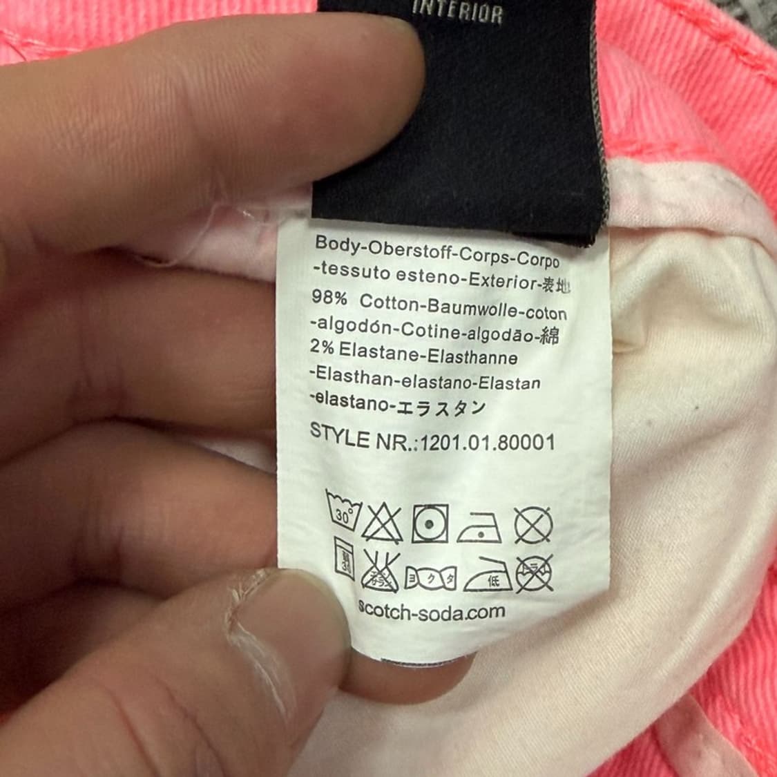 스카치앤소다 베이직 코튼 쇼츠 v2614 상품이미지6