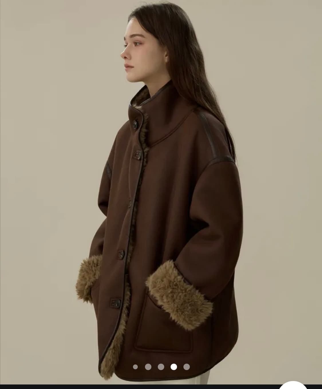 엘리오티 Mouton Fur Reversible Half Coat 상품이미지1