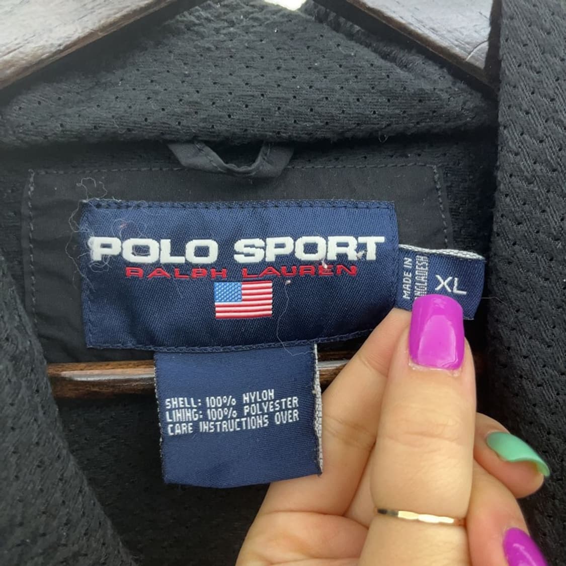 폴로 스포츠 올드스쿨 90's 고프코어 바람막이 자켓 XL C07006 상품이미지5