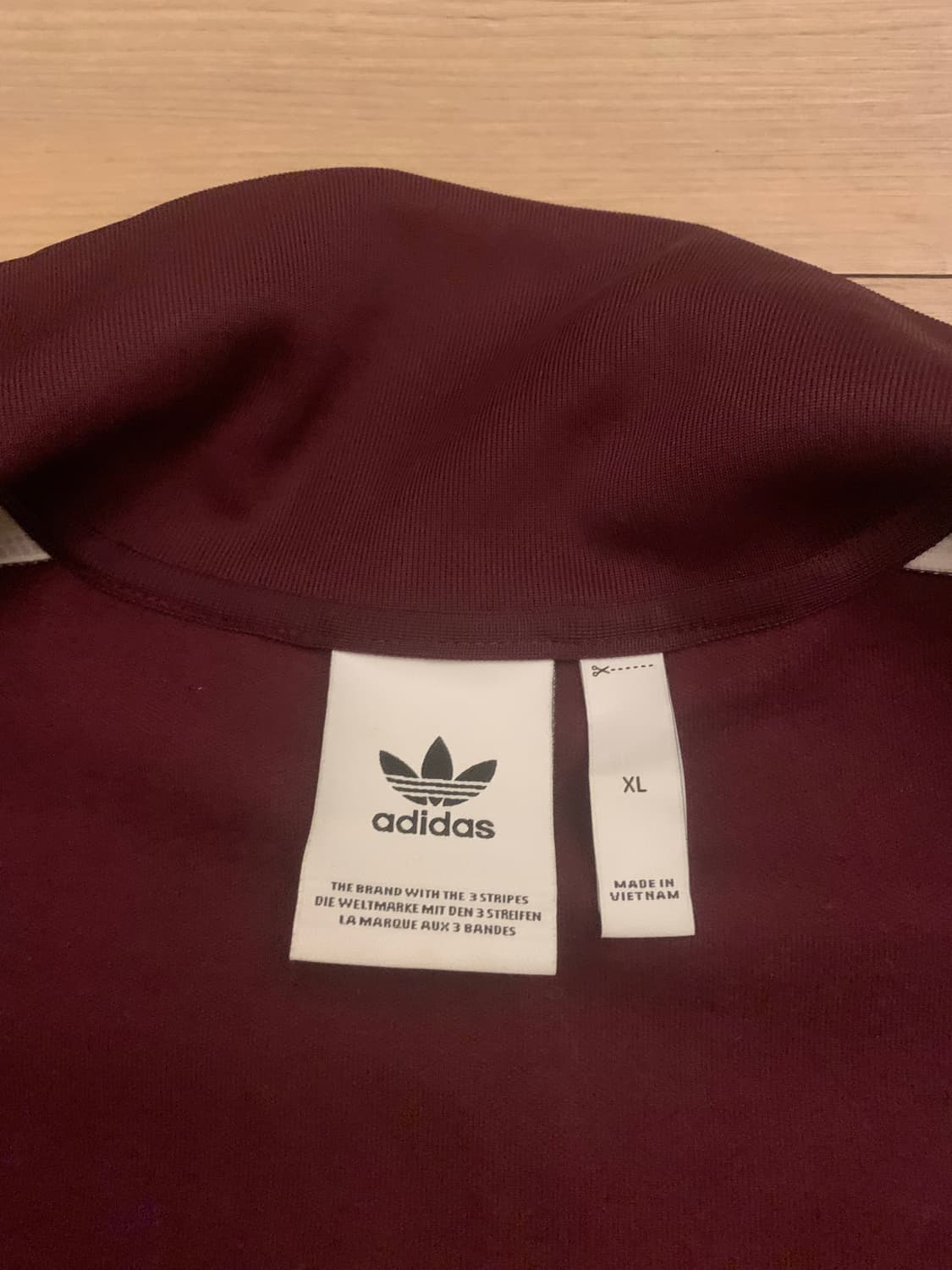 아디다스 버건디 져지(XL) + 팬츠 (L) 상품이미지3
