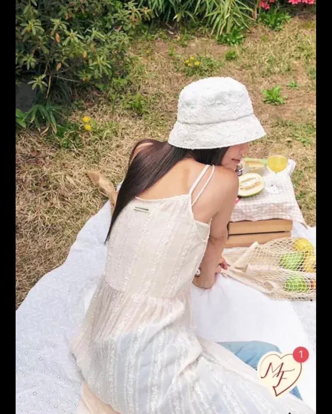 마가린핑거스 레이스 버킷햇 상품이미지2