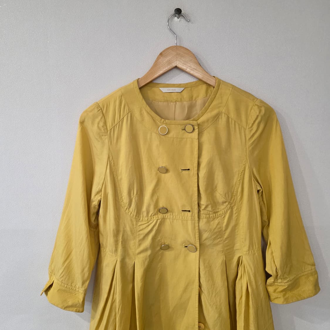 CC club 옐로우 트렌치 코트 91 상품이미지3