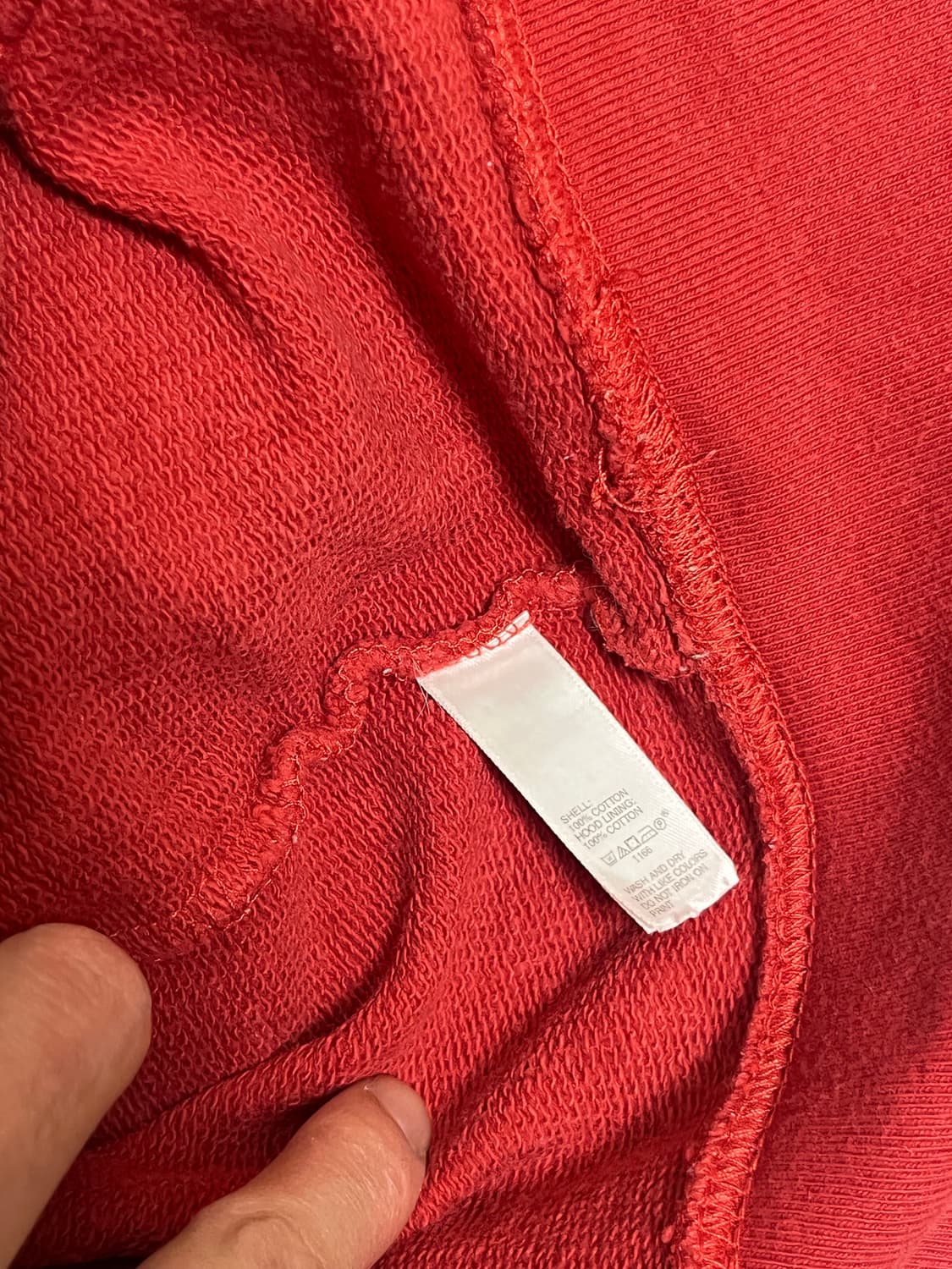 GAP 후드집업 S/P 레드 상품이미지4