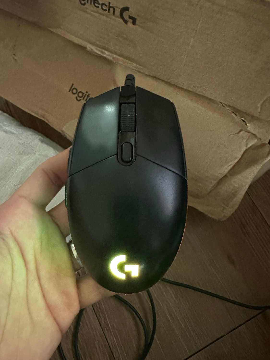 로지텍 G102IC LIGHTSYNC 게이밍 마우스 1개 새제품 판매 상품이미지1