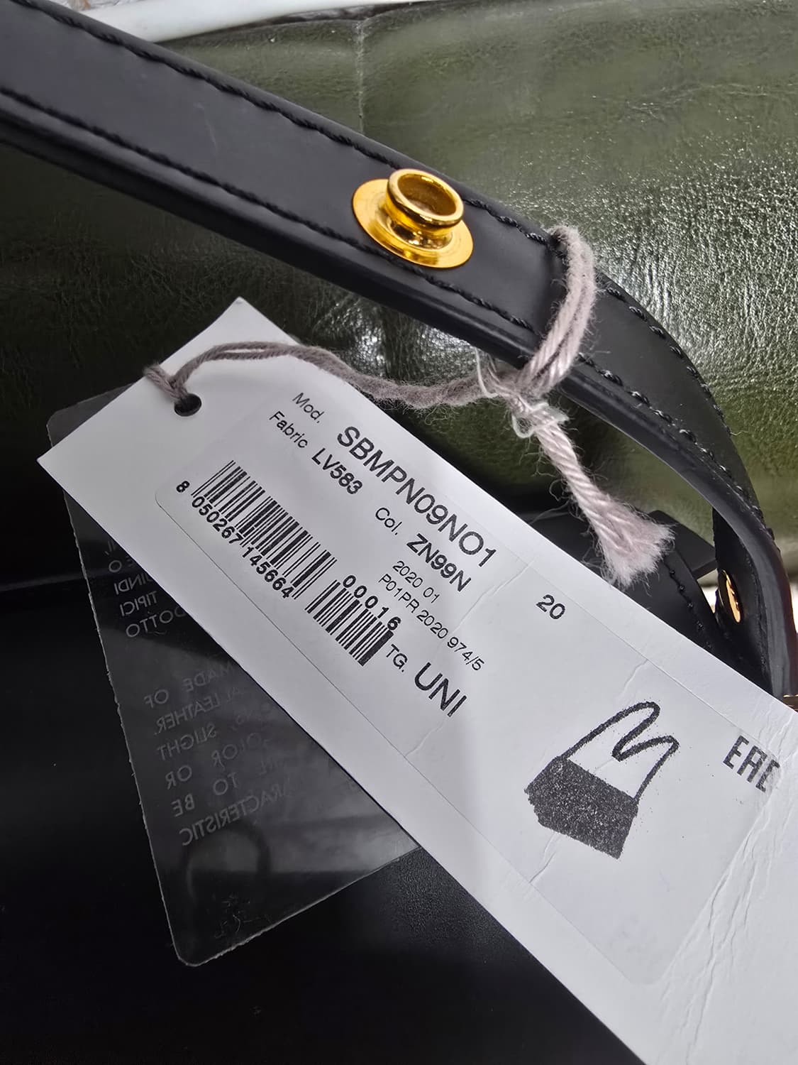 마르니 트렁크백 미듐 블랙 카프스킨.새상품 상품이미지2