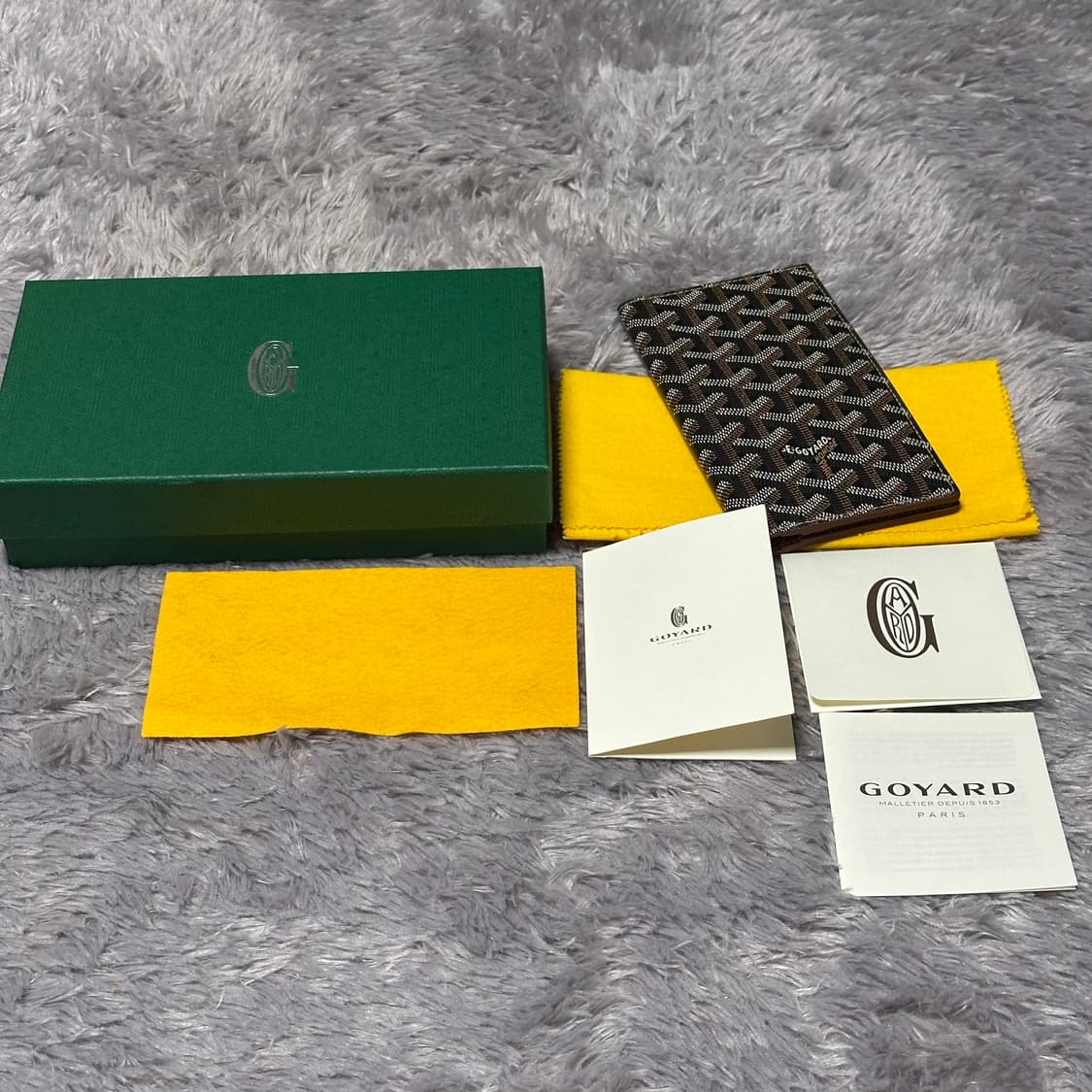 [풀구성] 고야드 생로슈 장지갑 블랙탄 상품이미지8